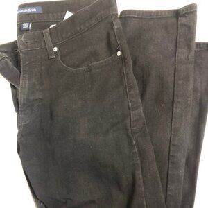 Calvin Klein Skinny Jeans in Black Denim Pants Size 30x32 CKJ016